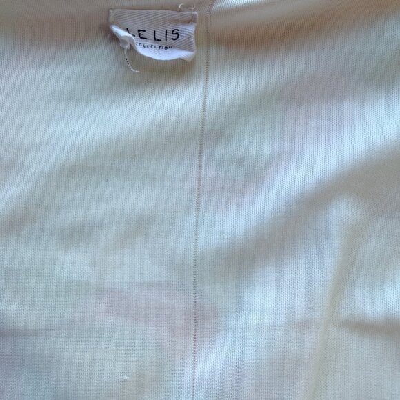 Le Lis Dress Womens Yellow Pink Orange Sleeveless Mid Length Swirl Print Lined - Picture 6 of 7